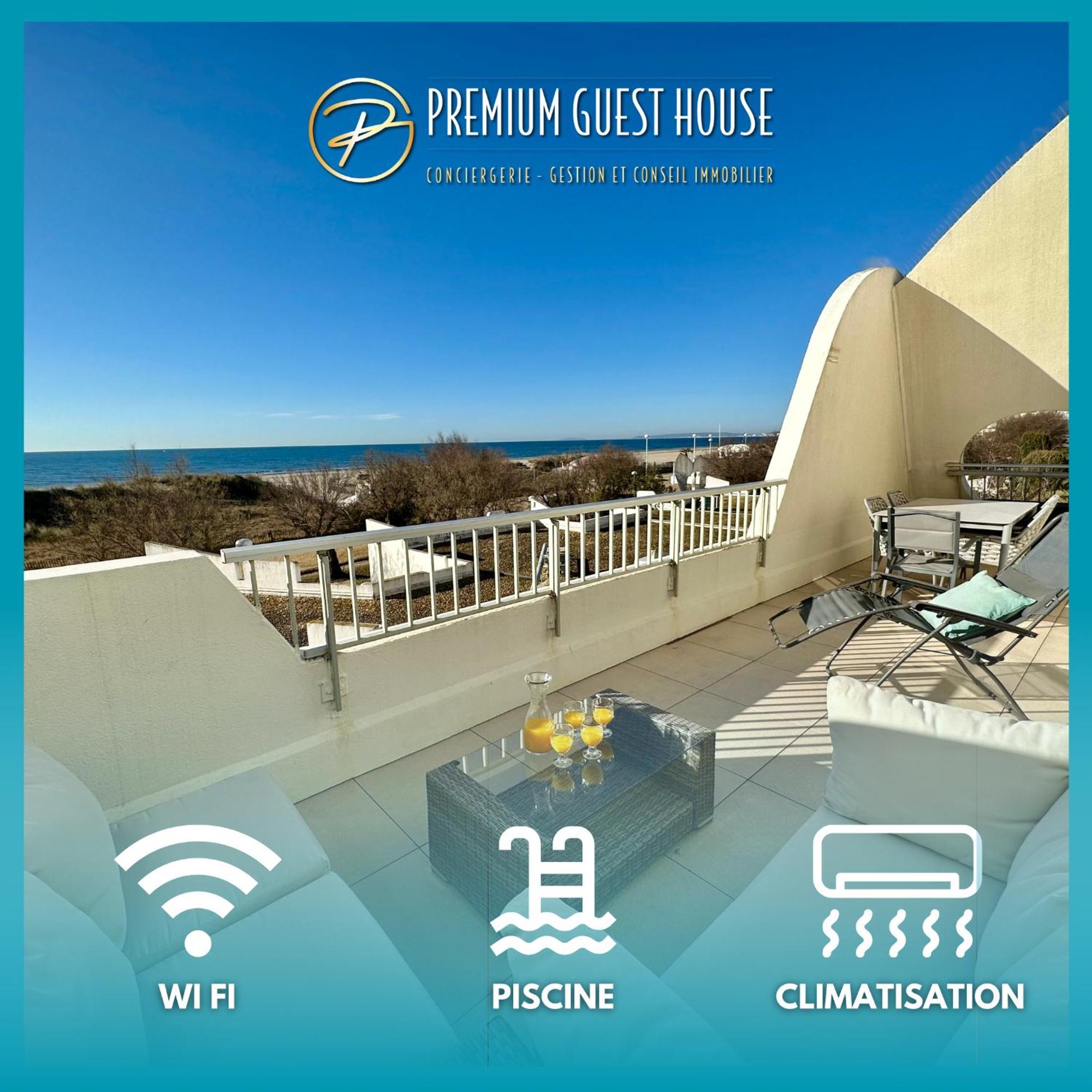 Pgh N5-25M De La Plage, Vue Mer, Piscine, Parking La Grande-Motte Esterno foto
